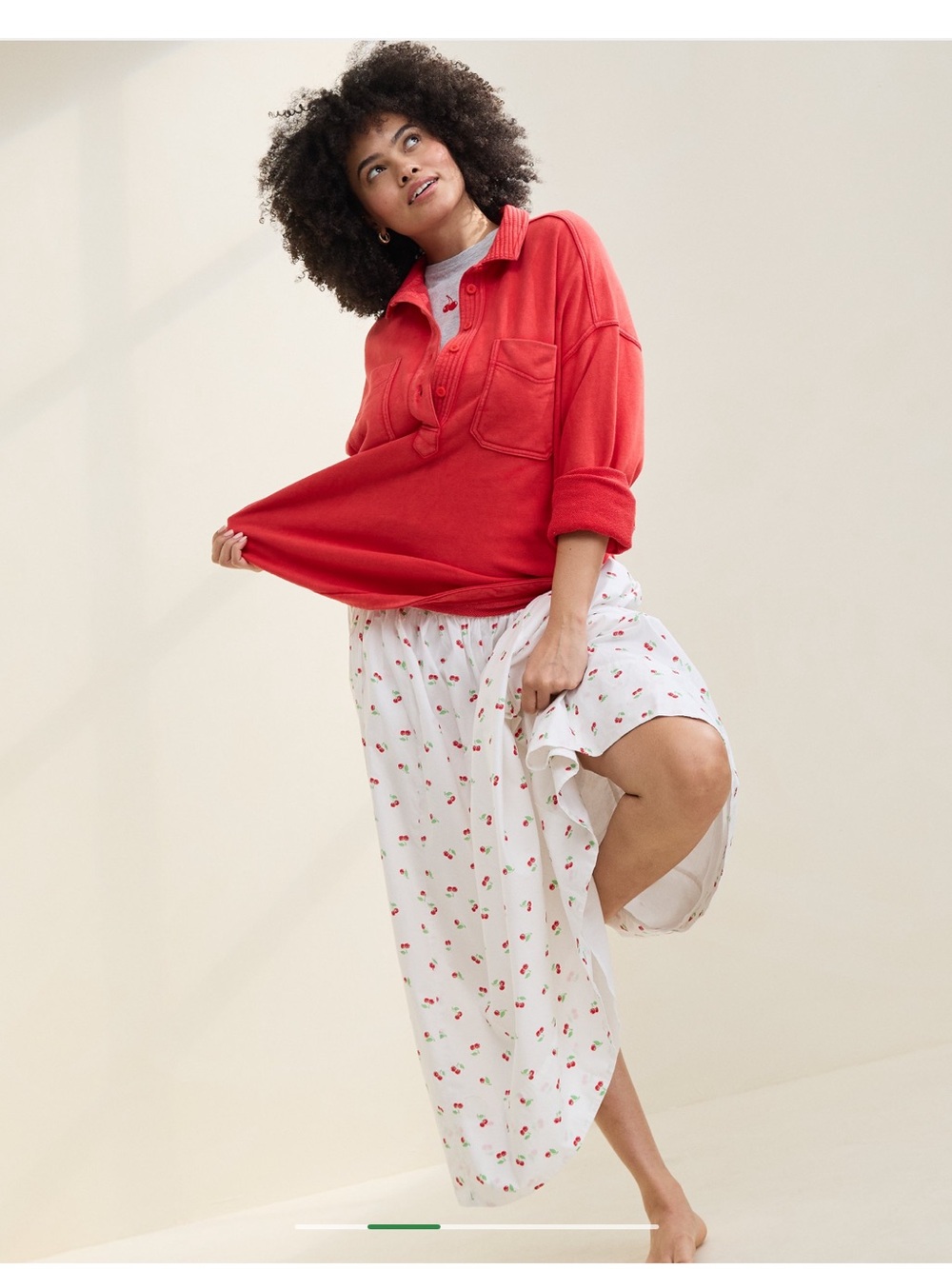 Aerie - The New Essential Cherry Skirt